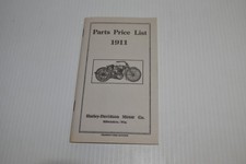 HARLEY DAVIDSON MOTOR CO PARTS PRICE LIST 1911 -  (LTA58)
