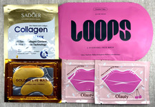 Beauty Mask Sampler Set Lot of 5 LOOPS Hydrogel Face SADOER Collagen Eye Lip New
