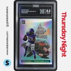 2020 PANINI DONRUSS OPTIC #DT-17 DALVIN COOK DOWNTOWN SSP TAG 8.5