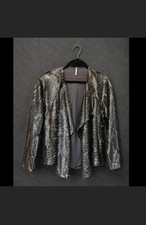 Free People Jacket Size SMALL Sequin Embellis...