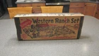 VINTAGE MARX WESTERN RANCH PLAYSET BOX