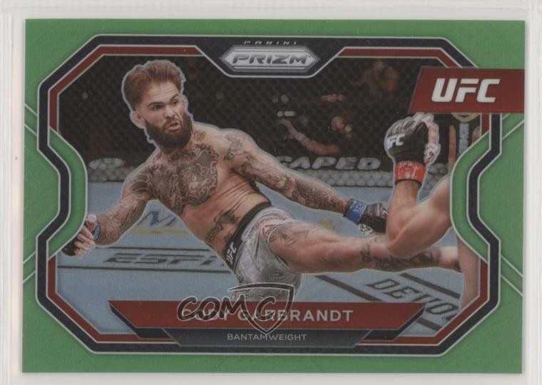 2021 Panini Prizm UFC Neon Green Prizm 65/75 Cody Garbrandt #106 07mp