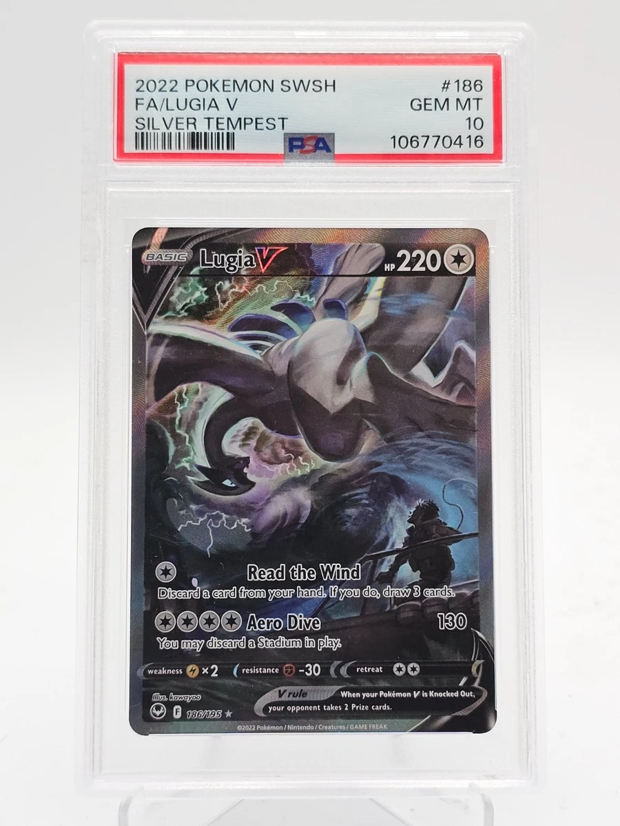 Lugia V 186/195 Swsh12: Sword & Shield - Silver Tempest Just