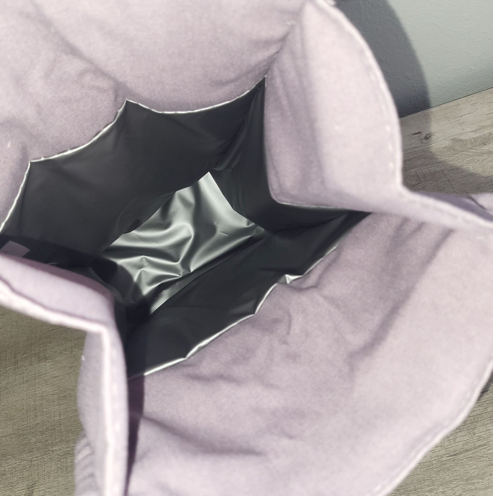 Figmint Purple Roll Top Insulated Lunch Bag Tote NWT