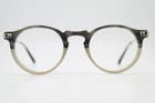PHILIPP PLEIN Indy Oval Eyeglasses Frame Gray Beige Silver New