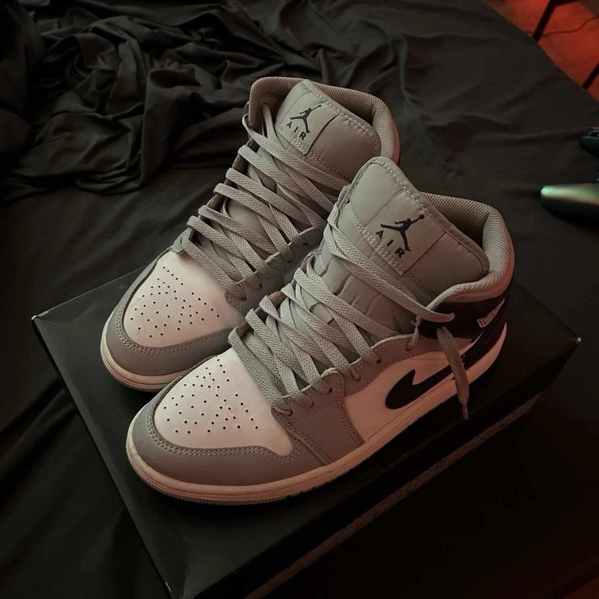 Jordan 1 Mid Gray for Sale | Authenticity Guaranteed | eBay