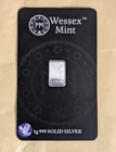 WESSEX MINT 1g 999 FINE SILVER BAR EAGLE 🦅 DESIGN ORIGINAL RETAIL PACKAGING