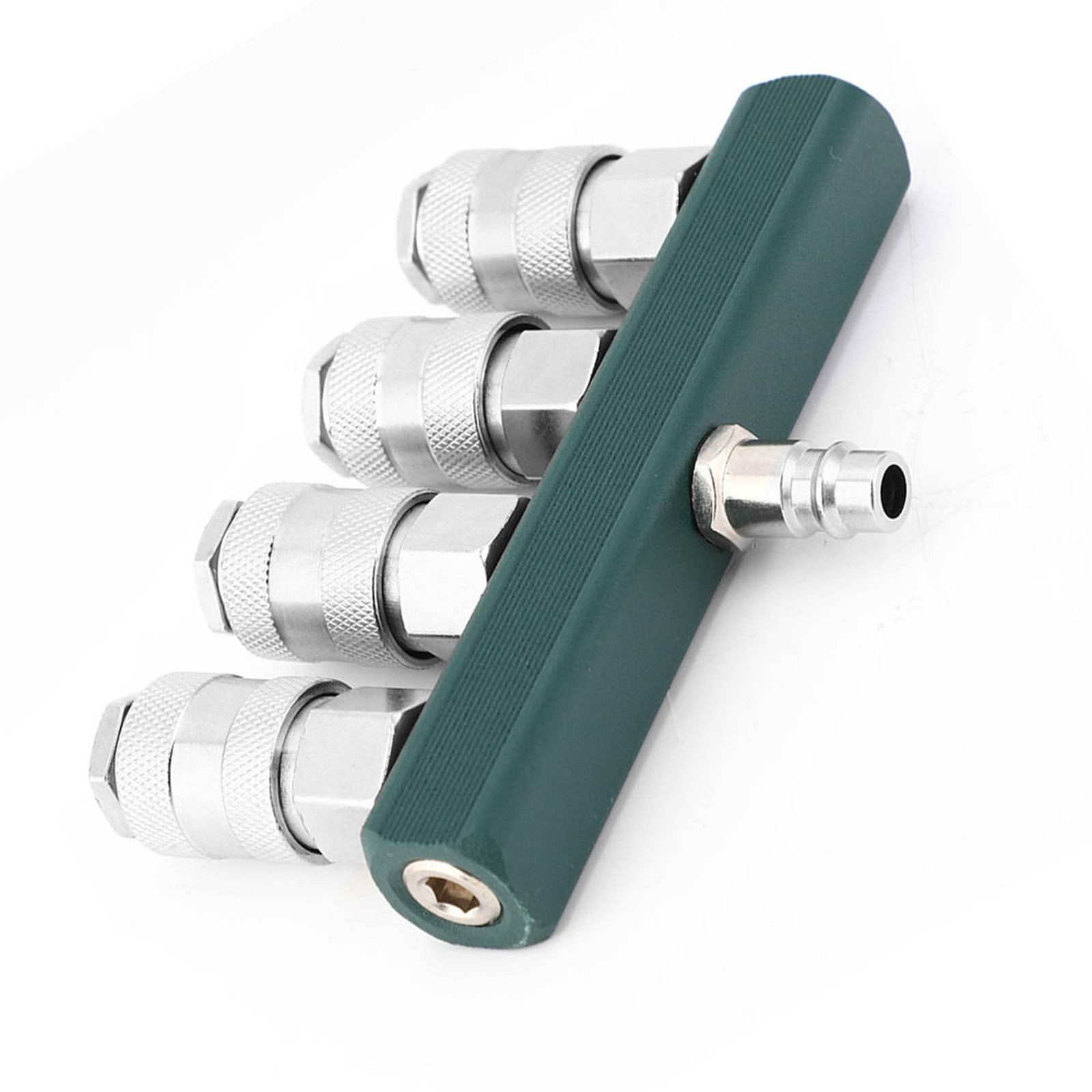 4 Way Quick Connector 1/4in NPT Thread Air Hose Coupler Pneumatic Fittings☜