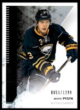 2013-14 SP AUTHENTIC FUTURE WATCH Mark Pysyk Rookie 0051/1299 Buffalo Sabres