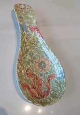 WILLIAM MORRIS SPOON Rest Rare design Compton Melamine White back