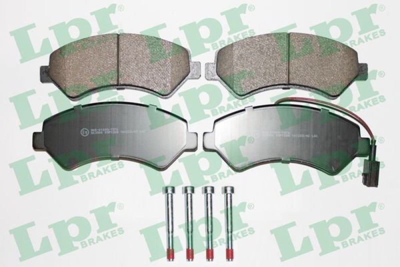 4 Plaquettes freins avants - Kit freinage auto 14 refs compatibles disques de frein ventilés