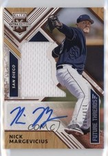2018 Elite Extra Edition Future Threads Silhouette Nick Margevicius Auto 8rw