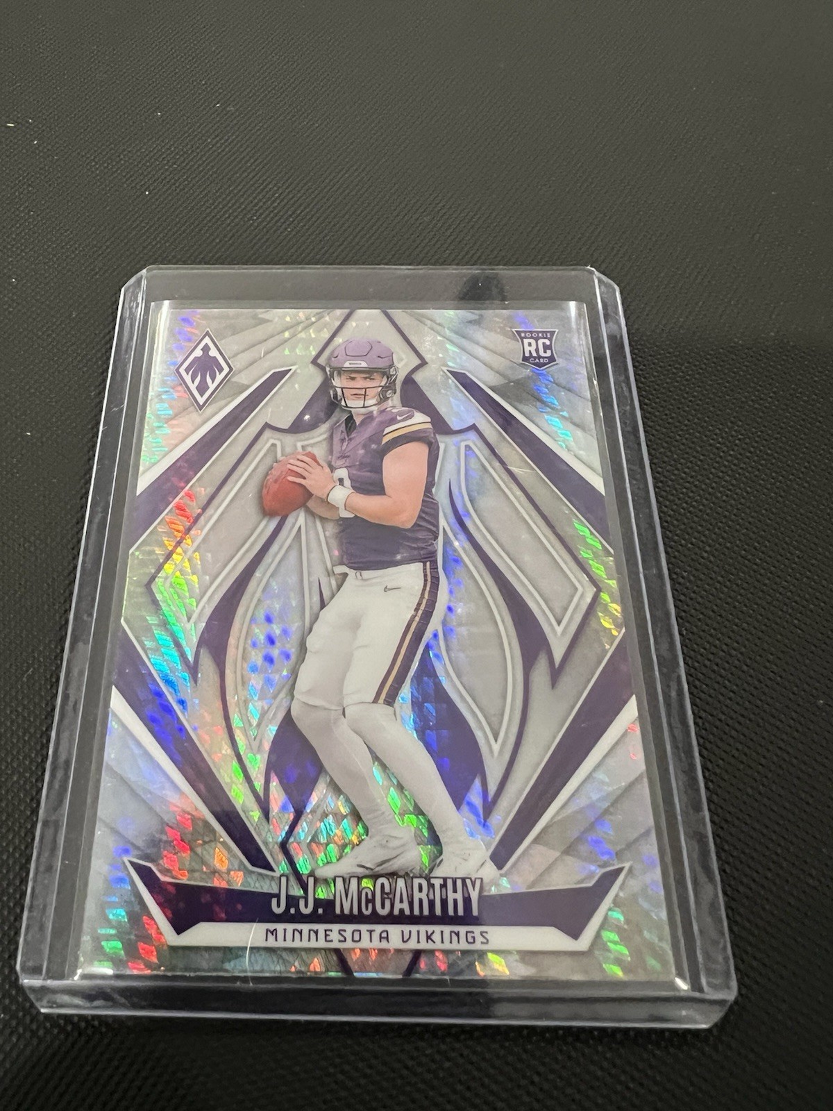 2024 Panini Phoenix - Rookies J.J. McCarthy #185 Hyper (RC)