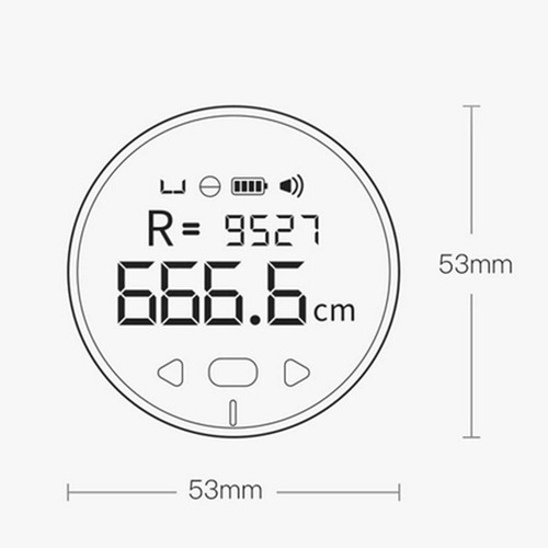8 in 1 Electronic Tape Measure LCD Display Digital Ruler Type-C Rechargeable - Picture 6 of 9