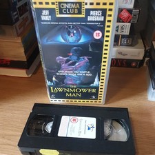 The Lawnmower Man VHS Video Tape 1992 Sci Fi Horror Stephen King