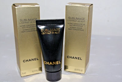 CHANEL SUBLIMAGE L'EXTRAIT DE NUIT ULTIME CONCENTRé REPARATEUR 2 x 5 ml = 10ml - Photo 1/4