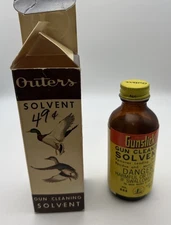 Vintage Collectible Outer’s Gunslick Firearm Solvent Display Collector 1/3 Full