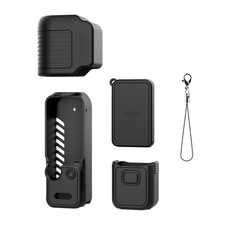 For DJI OSMO POCKET 4 Silicone Case, Lens Cap, Screen Protector, Protective Case