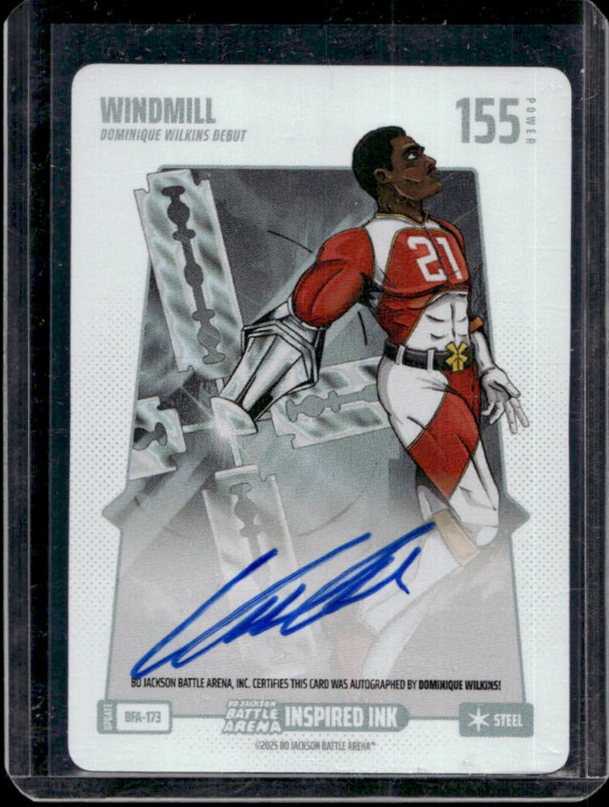 2025 Bo Jackson Battle Arena Windmill Inspired Ink Auto Steel Update #BFA-173