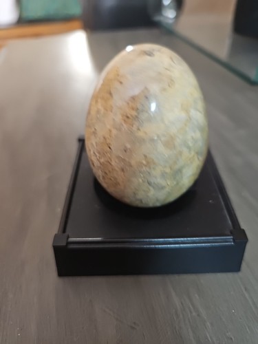 Polished Fossil Egg, Heavy Solid, Decor Limestone Marble Rock Stone