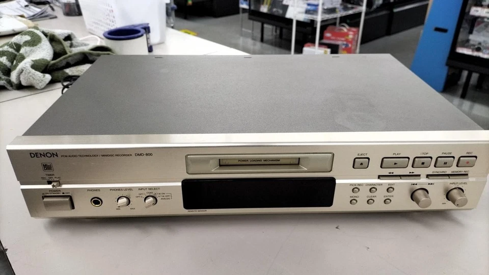 DENON DMD-800 | MD Deck Recorder Player – Vintage Japan – Used – Good Condition - Image 2 of 4