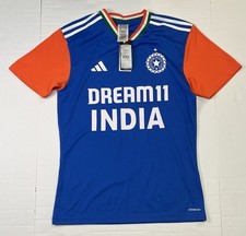 Adidas India Cricket Jersey Adult S Blue Hardik Pandya World Cup 2024 NWT