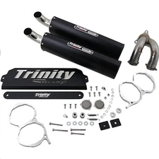 Trinity Racing Stage 5 Dual Slip-On - Black - TR-4173S-BK