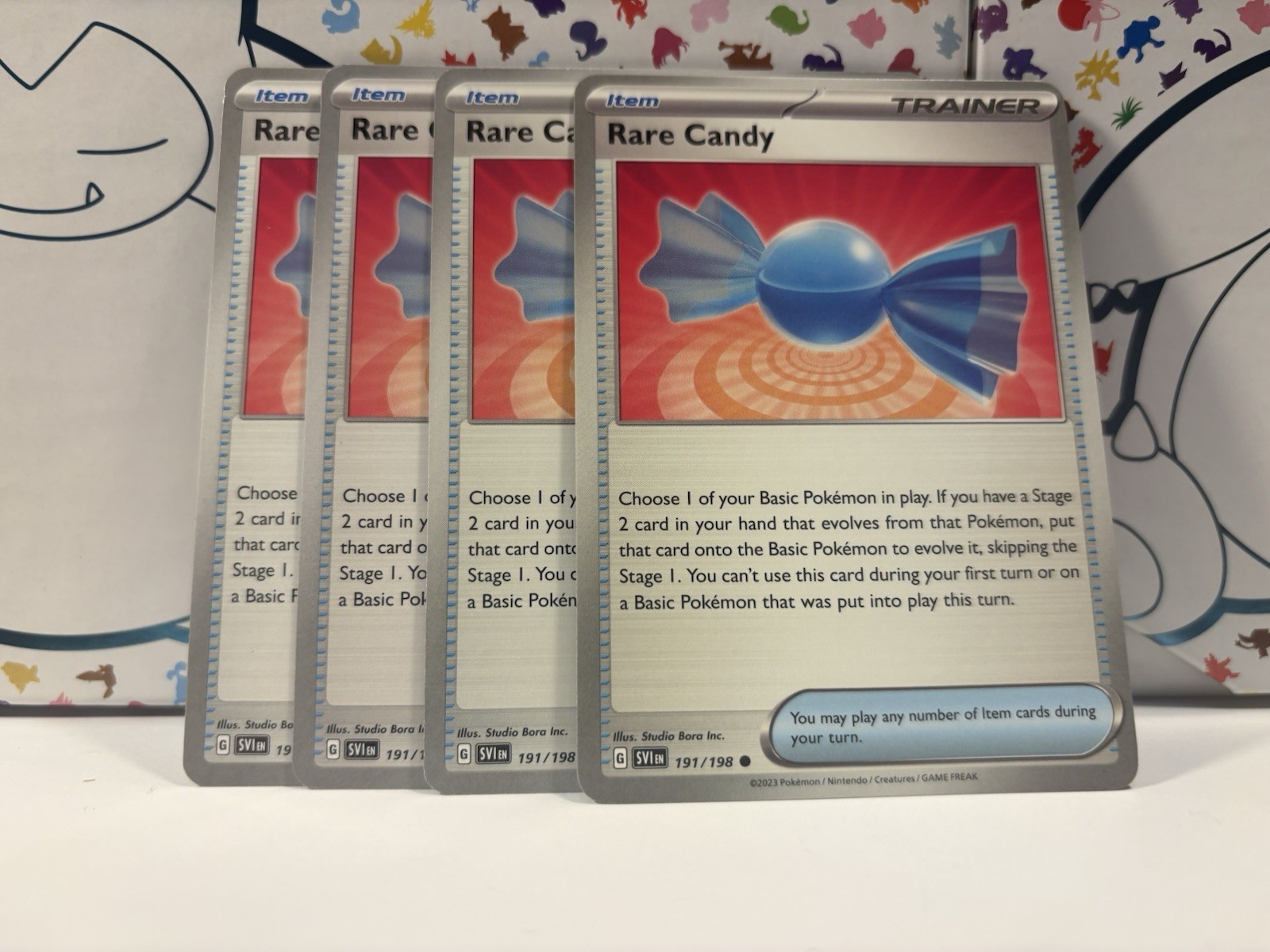[4x Playset] Rare Candy (191/198) - SV01: Scarlet & Violet Base Set Pokemon TCG