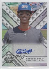 2018 Panini Elite Extra Edition Auto Gregory Duran #170 Auto 5w7