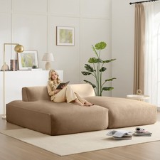  VIDEO NEW 90.0"Oversized Modular Sectional Sofa,Fully Compressed,Spacious Foam
