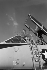 ASTRONAUT ALAN SHEPARD BOARDING F-106 JET 1961 NASA 4X6 PHOTO