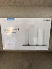 NETGEAR - Orbi 370 Series BE5000 Dual-Band Mesh Wi-Fi 7 System (4-pack) - White