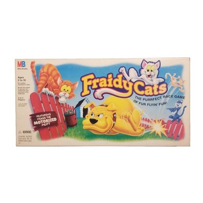 Fraidy Cats Board Game Complete Vintage 1994 Dog Works Cardboard Has Some Wear