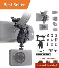 Universal Dash Cam Mount Rear View Mirror Holder with 16 Different Joints Com...