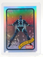 BLACK BOLT 2025 TOPPS CHROME MARVEL REFRACTOR #116 Q1320