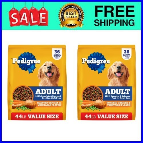 Pedigree Complete Nutrition Adult Dry Dog Food, Roasted Chic