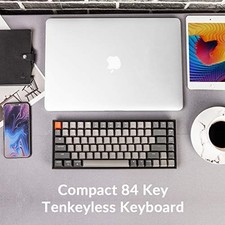 KEYCHRON K2 75 LAYOUT RGB BLUETOOTH WIRELESS MECHANICAL KEYBOARD WITH GATERON -