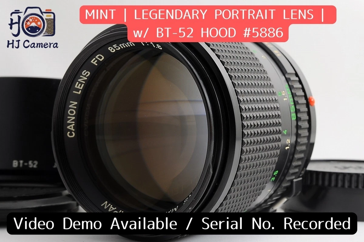 キヤノン Canon New FD NFD 85mm f/1.8 2624965 Canon FD f/1.8 Camera Lenses 85mm Focal for sale | eBay