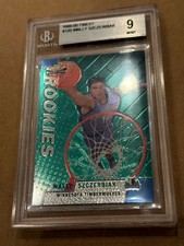 1999-00 Topps Finest #120 Wally Szczerbiak Rookie BVG 9 MINT Minnesota T-Wolves