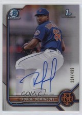2022 Bowman Chrome Prospect Refractor 334/499 Robert Dominguez #CPA-RD Auto 1c28