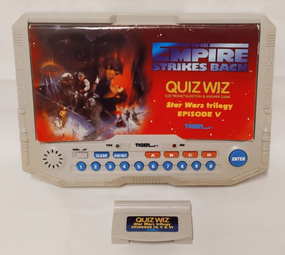 Tiger Quiz Wiz Star Wars Trilogy Episode V Electronic Trivia Game 1997 WORKS
