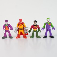Fisher Price Imaginext DC Comics Series 6 Super Friends Lot of 4 2 Jokers
