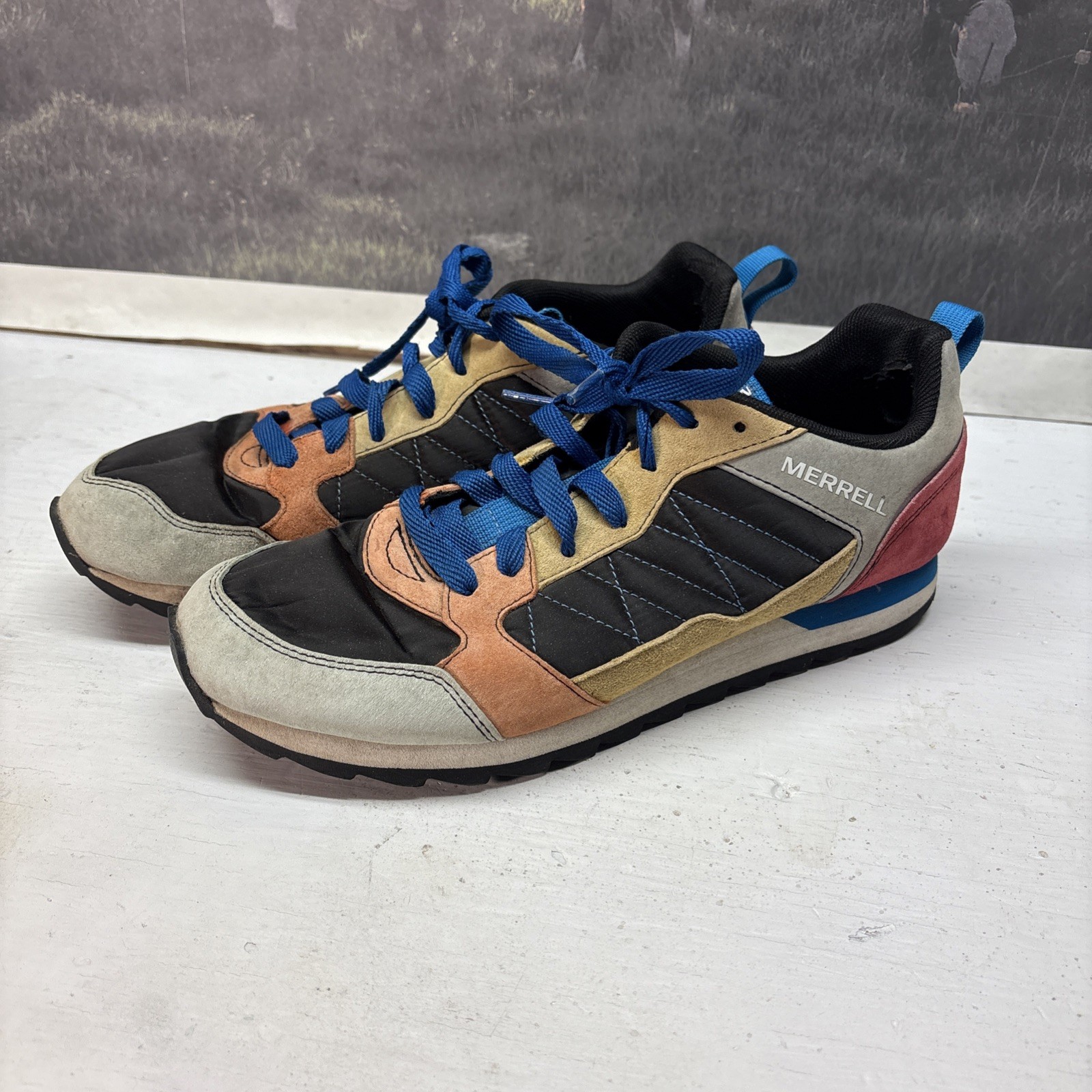 Scarpe Merrell Alpine Multi Retrò Donna 9 Performance Escursionismo Scamosciato J62546