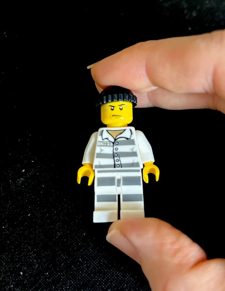 3x Lego City Polizei Räuber Gefangene Prisoner Banditen Minifiguren 2018-2018 - Bild 3 von 4