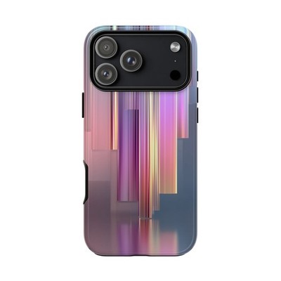 Phone Ink - iPhone | Galaxy | Pixel Case - Sleek Purple Pink Lines