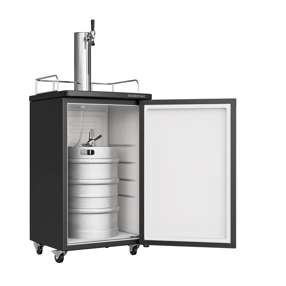 Enfriador de cerveza EdgeStar KC2000 20"W Kegerator y barril para tamaño completo - inoxidable Foto 4 de 4