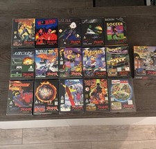 16 Atari jaguar games All Boxed Complete And In Very Good Condition