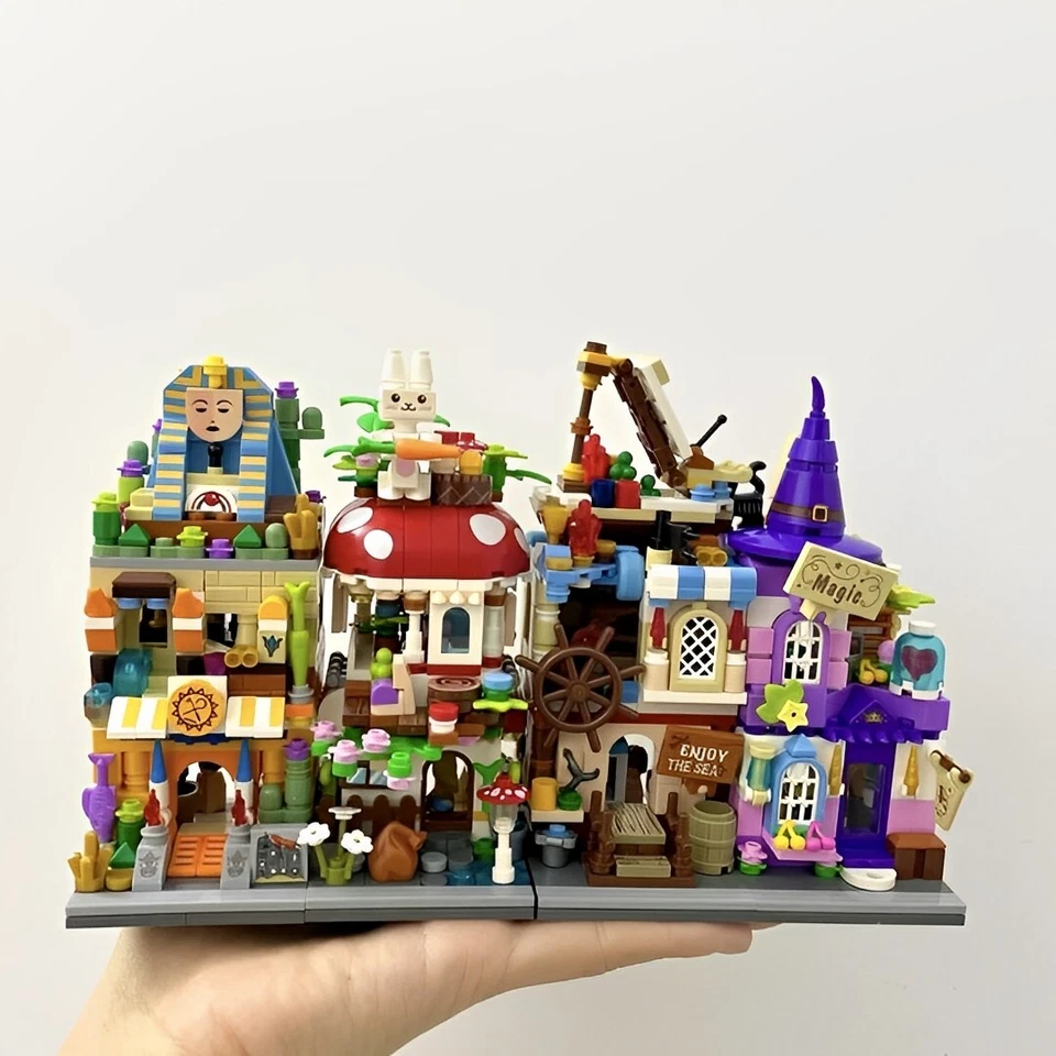 LOZ Mini Street View Building Set - Tiny Shop House Construction Toy 40 Models - Image 4 of 4