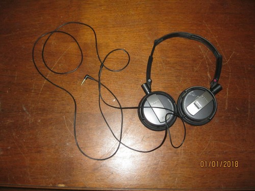 sony mdr-nc7 stereo mp3 phone on-ear wired folding noise