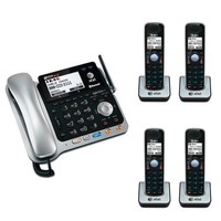 At&t Tl86109 Dect 6.0 2-line Bluetooth Cord/cordless Phone System Includes Four At&t Tl86109 Dect 6.0 2-line Bluetooth Cord/cordless Phone System Includes Four